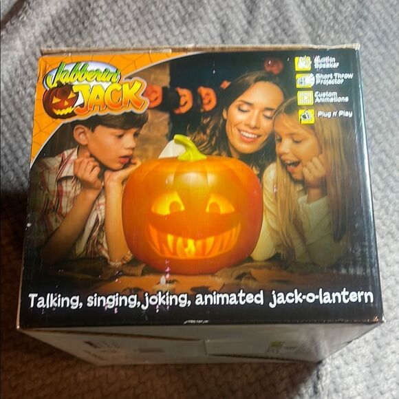 NEW jabbering Jack, talking singing, joking, pumpkin